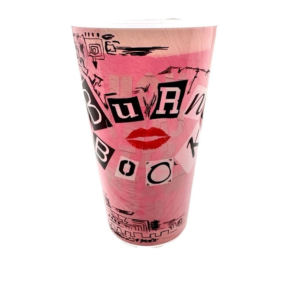 Mean Girls Burn Book‎ Movie Theater Cup 44oz Pink 2023 Paramount Promo
